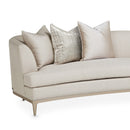 AICO Malibu Crest 3-Piece Sofa Sectional in Pearl Chardonnay - Furniture Now (CA)