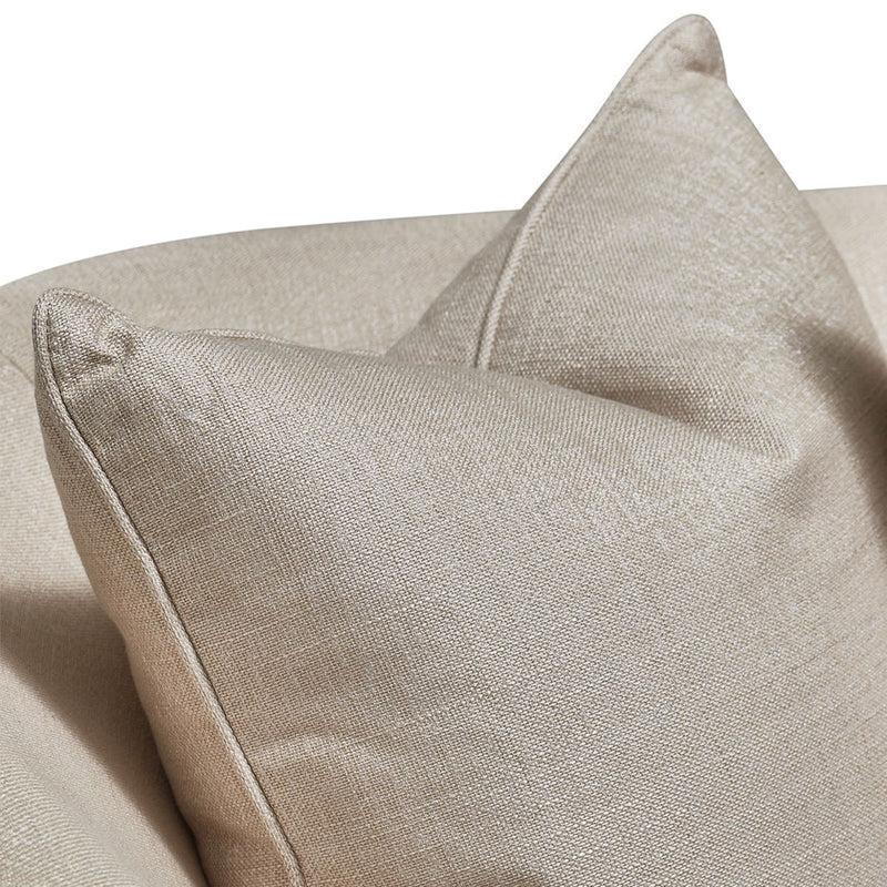 AICO Malibu Crest 3-Piece Sofa Sectional in Pearl Chardonnay - Furniture Now (CA)