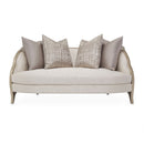 AICO Malibu Crest Loveseat in Chardonnay - Furniture Now (CA)