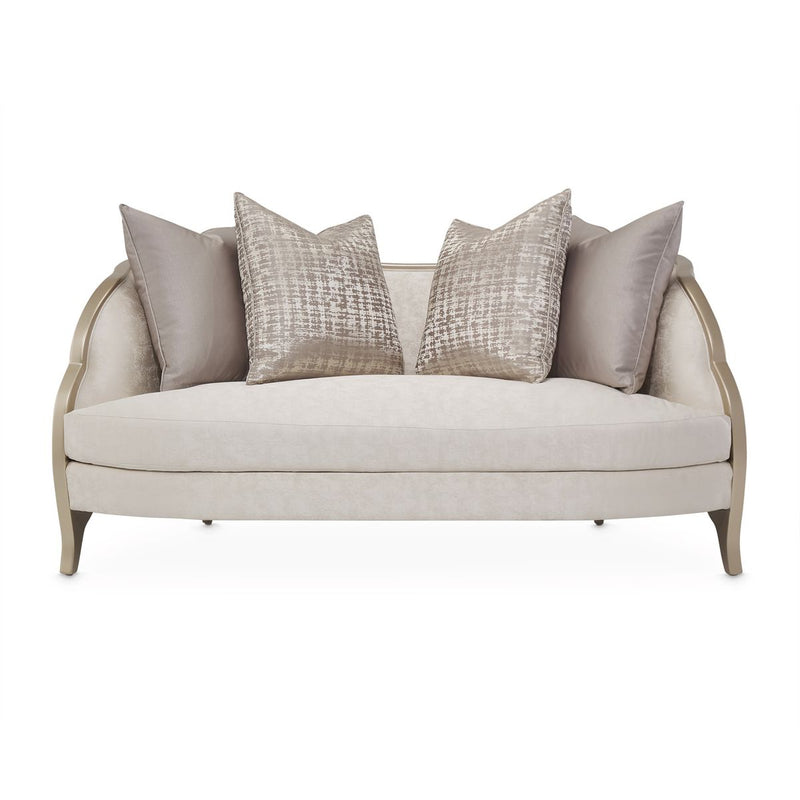AICO Malibu Crest Loveseat in Chardonnay - Furniture Now (CA)
