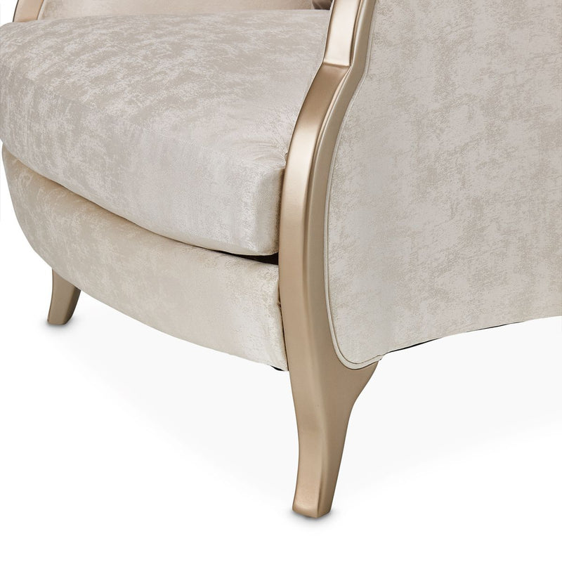 AICO Malibu Crest Chair in Chardonnay - Furniture Now (CA)
