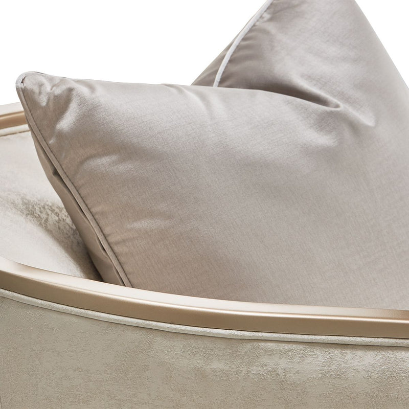 AICO Malibu Crest Chair in Chardonnay - Furniture Now (CA)