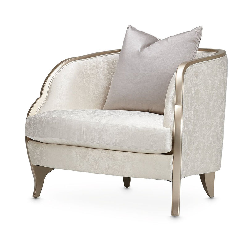 AICO Malibu Crest Chair in Chardonnay - Furniture Now (CA)