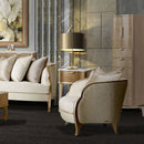 AICO Malibu Crest Chair & A Half in Chardonnay - Furniture Now (CA)