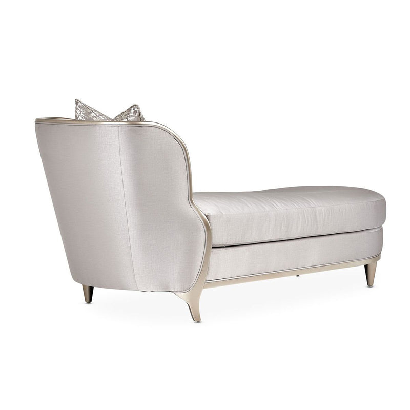 AICO Malibu Crest Chaise in Chardonnay - Furniture Now (CA)