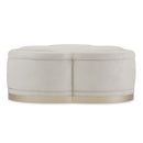 AICO Malibu Crest Cocktail Ottoman in Chardonnay - Furniture Now (CA)