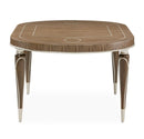 AICO Villa Cherie 4 Leg Oval Dining Table in Hazelnut - Furniture Now (CA)