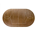 AICO Villa Cherie 4 Leg Oval Dining Table in Hazelnut - Furniture Now (CA)