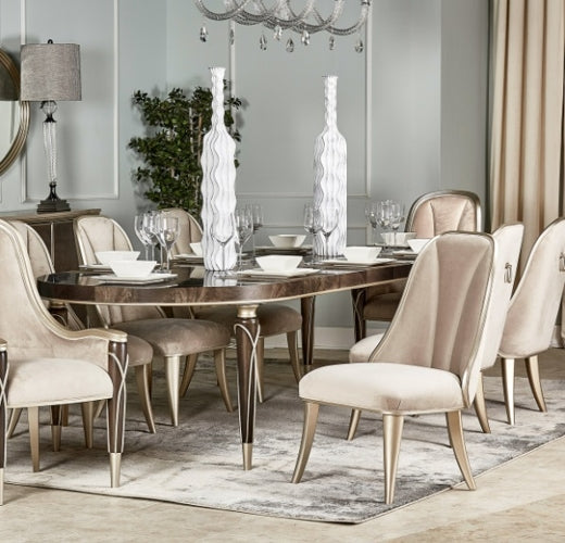 AICO Villa Cherie Arm Chair in Hazelnut - Furniture Now (CA)