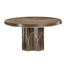 AICO Villa Cherie Round Dining Table in Hazelnut image