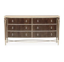AICO Villa Cherie Dresser in Hazelnut - Furniture Now (CA)