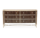 AICO Villa Cherie Dresser in Hazelnut - Furniture Now (CA)