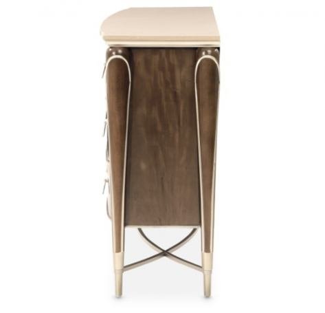 AICO Villa Cherie Dresser in Hazelnut - Furniture Now (CA)