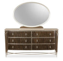 AICO Villa Cherie Dresser in Hazelnut - Furniture Now (CA)