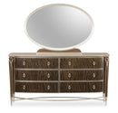 AICO Villa Cherie Dresser in Hazelnut - Furniture Now (CA)