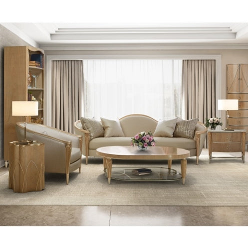 AICO Villa Cherie Bookcase in Caramel - Furniture Now (CA)