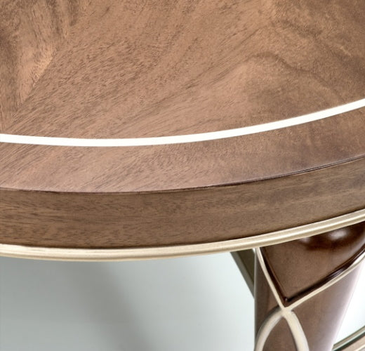 AICO Villa Cherie Oval Cocktail Table in Hazelnut - Furniture Now (CA)