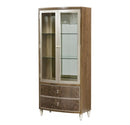 AICO Villa Cherie Display Cabinet in Hazelnut - Furniture Now (CA)