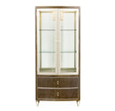AICO Villa Cherie Display Cabinet in Hazelnut - Furniture Now (CA)