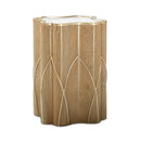 AICO Villa Cherie Chairside Table in Caramel image
