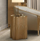 AICO Villa Cherie Chairside Table in Caramel - Furniture Now (CA)