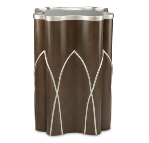 AICO Villa Cherie Chairside Table in Hazelnut - Furniture Now (CA)