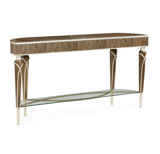 AICO Villa Cherie Console Table in Hazelnut - Furniture Now (CA)