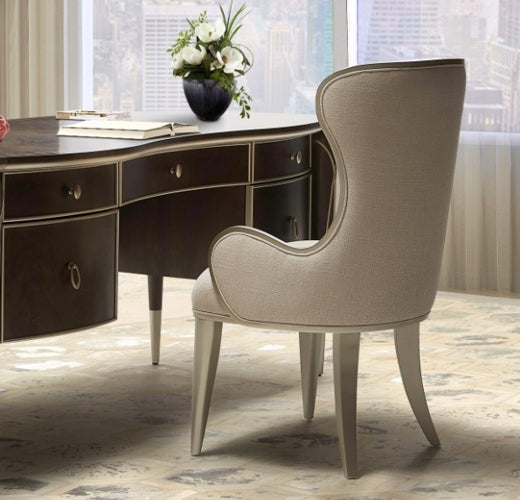 AICO Villa Cherie Desk Chair in Hazelnut - Furniture Now (CA)