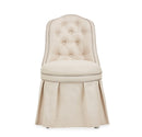 AICO Villa Cherie Tufted Vanity Chair in Hazelnut - Furniture Now (CA)