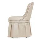 AICO Villa Cherie Tufted Vanity Chair in Hazelnut - Furniture Now (CA)