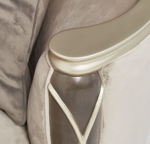 AICO Villa Cherie Sofa in Hazelnut - Furniture Now (CA)