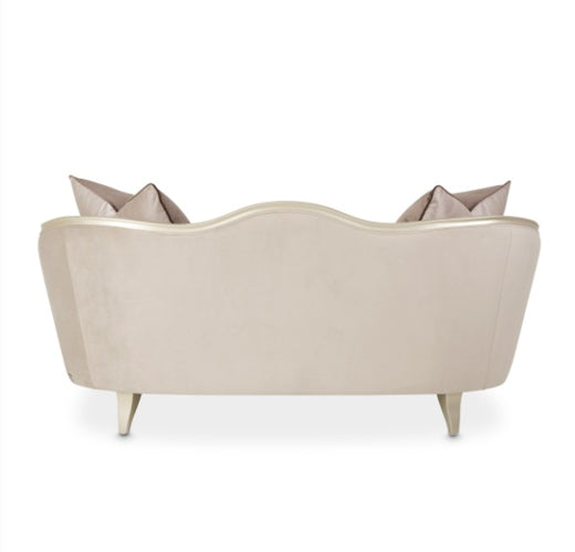 AICO Villa Cherie Loveseat in Hazelnut - Furniture Now (CA)