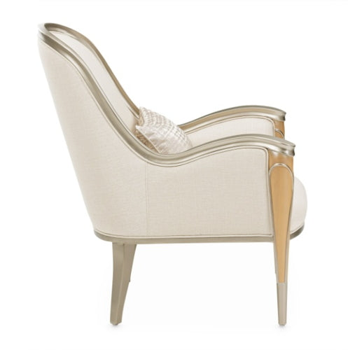 AICO Villa Cherie Accent Chair in Caramel - Furniture Now (CA)