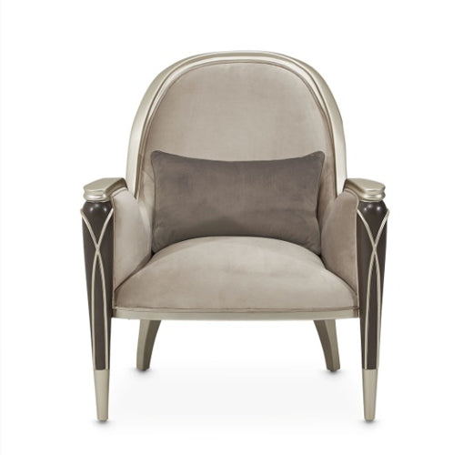 AICO Villa Cherie Accent Chair in Hazelnut - Furniture Now (CA)