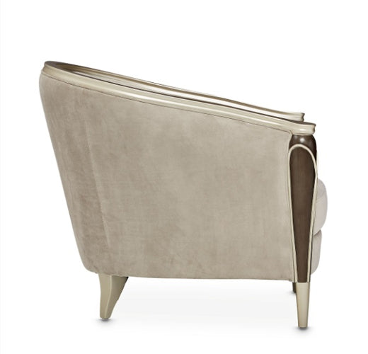 AICO Villa Cherie Matching Accent Chair in Hazelnut - Furniture Now (CA)