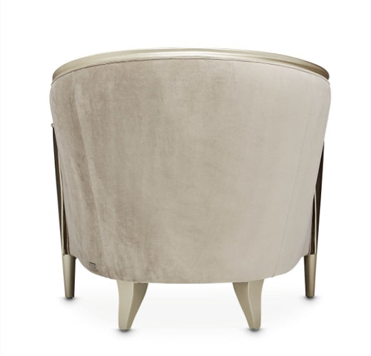 AICO Villa Cherie Matching Accent Chair in Hazelnut - Furniture Now (CA)