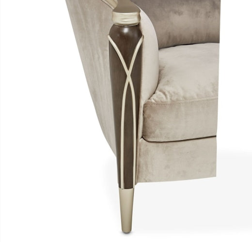 AICO Villa Cherie Matching Accent Chair in Hazelnut - Furniture Now (CA)