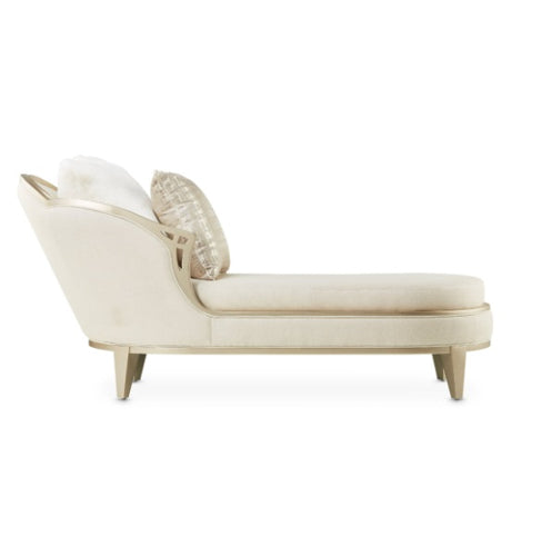 AICO Villa Cherie Chaise in Caramel - Furniture Now (CA)