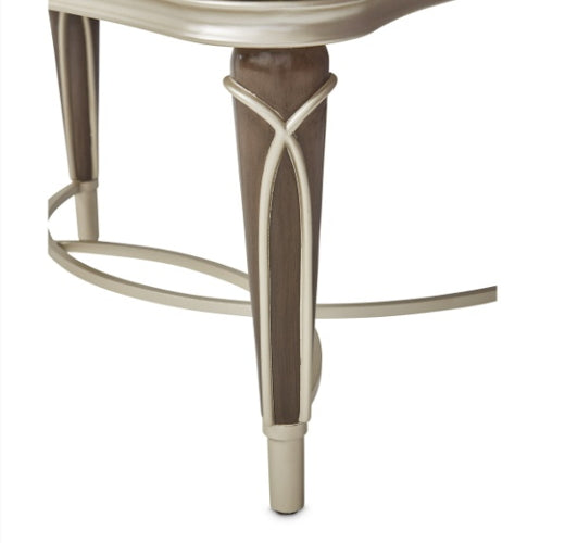 AICO Villa Cherie Ottoman in Hazelnut - Furniture Now (CA)