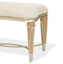 AICO Villa Cherie Ottoman in Caramel - Furniture Now (CA)