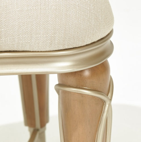 AICO Villa Cherie Ottoman in Caramel - Furniture Now (CA)