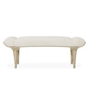 AICO Villa Cherie Tufted Bed Bench in Hazelnut - Furniture Now (CA)