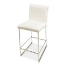 AICO Furniture State St.Counter Height Chair in Glossy White - Furniture Now (CA)
