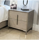 AICO Furniture Lotus Bay Small Nightstand in Sand image