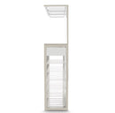 AICO Furniture State St. Wall Bar in Glossy White - Furniture Now (CA)
