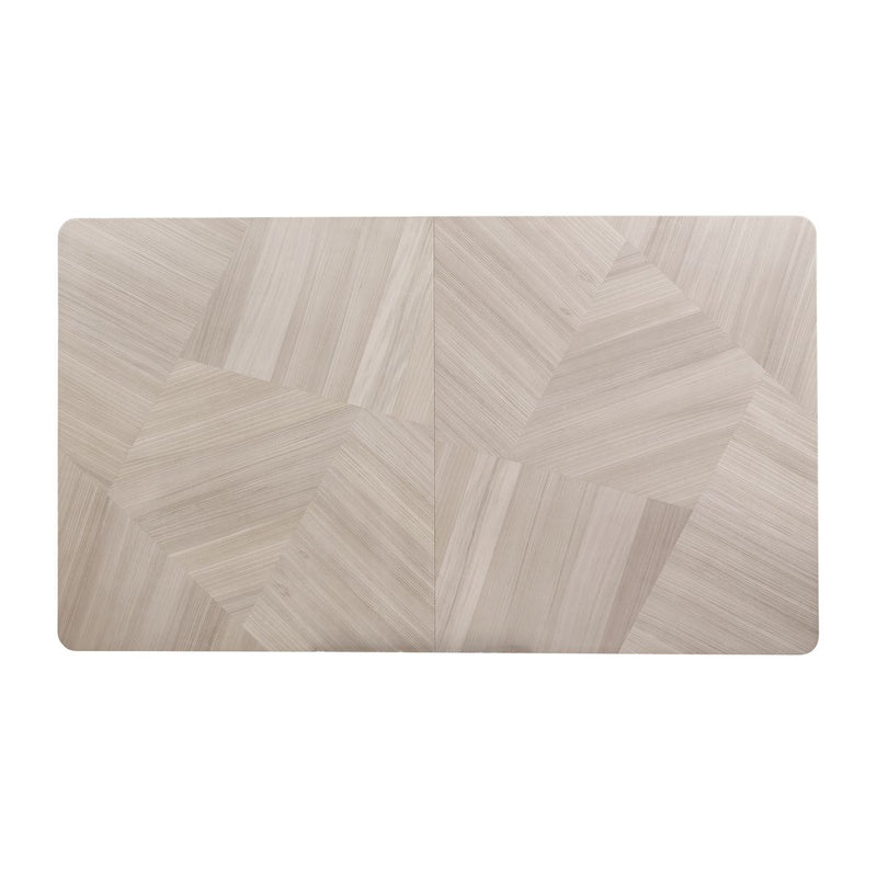 AICO Lanterna Rectangular Dining Table in Silver Mist - Furniture Now (CA)