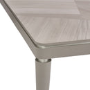 AICO Lanterna Rectangular Dining Table in Silver Mist - Furniture Now (CA)