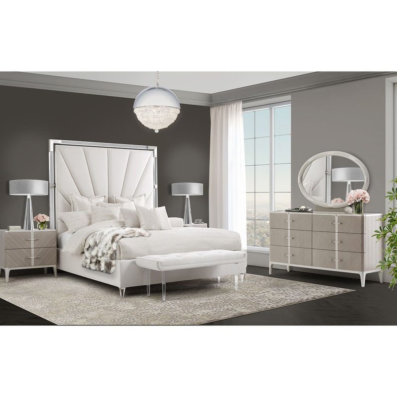 AICO Lanterna Dresser in Silver Mist - Furniture Now (CA)