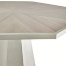 AICO Lanterna Octagon Dining Table in Silver Mist - Furniture Now (CA)