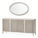AICO Lanterna Sideboard in Silver Mist - Furniture Now (CA)